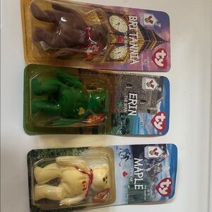 RARE Ty Beanie Babies 3/4 bears